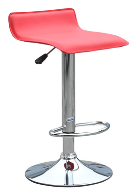 ポリ塩化ビニールのテラスの家具のパステル調のバー スツール、旋回装置棒高さのオフィスの椅子