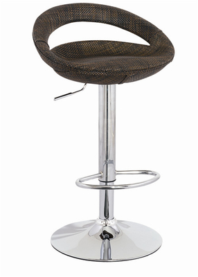 Thの台所14.5kgs N.Wのための形デザイナー藤のバー スツールの椅子をうろついて下さい