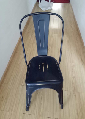 あと振れ止め、家/レストランのためのTolixの高く背部腰掛けが付いている金属のTolixの現代椅子